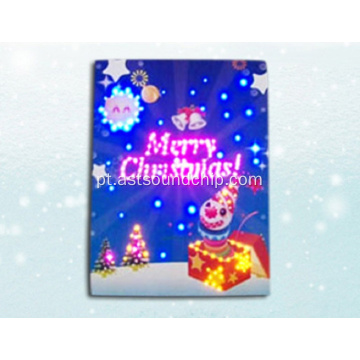 Musical Christmas Greeting Cards, Cartões de Ano Novo